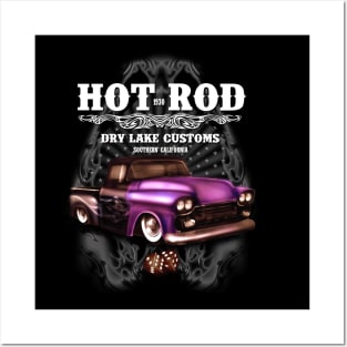 Hot Rod Vintage Customer Truck Posters and Art